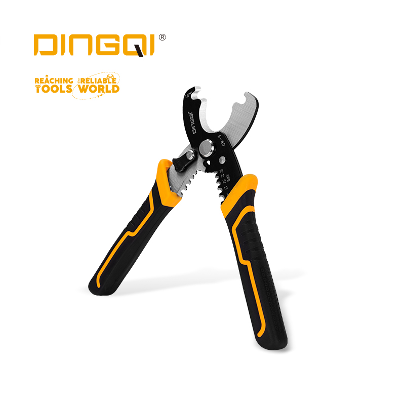 Picture of DINGQI 8Inch Cable Stripping Shear With Professional Wire Stripper For Multi-purpose Usage
