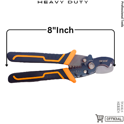 Picture of DINGQI 8Inch Cable Stripping Shear With Professional Wire Stripper For Multi-purpose Usage