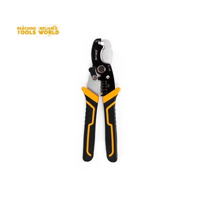 Picture of DINGQI 8Inch Cable Stripping Shear With Professional Wire Stripper For Multi-purpose Usage