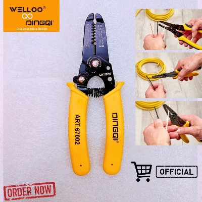 Picture of Wire Stripper DingQi Multi Functional Cutting Crimping Tools Tube Ferrule Copper Automatic Electric Wire Cutting