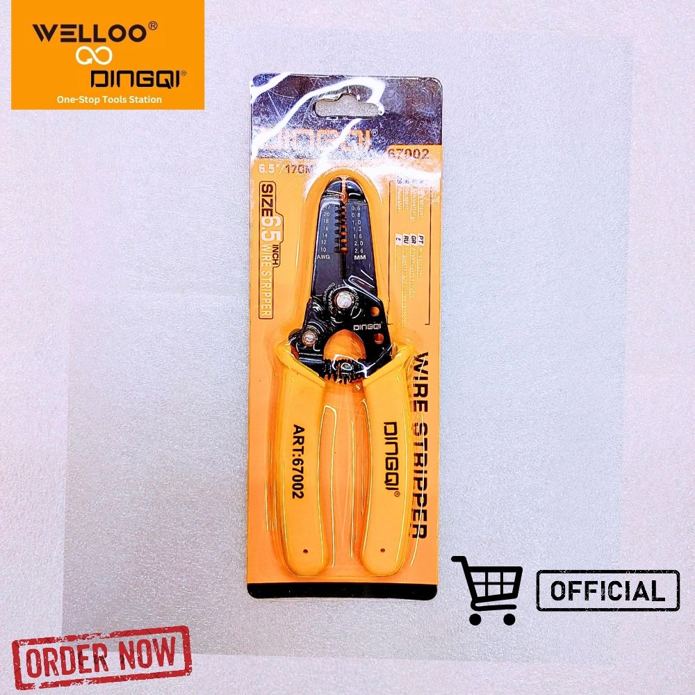 Picture of Wire Stripper DingQi Multi Functional Cutting Crimping Tools Tube Ferrule Copper Automatic Electric Wire Cutting