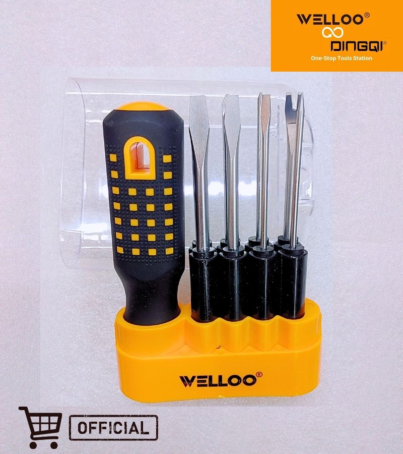 Picture of Welloo 9Pcs Screwdriver Set/WELLOO 8 in 1 Interchangeable Screwdriver Set w/ Case 9pcs Screwdriver set Model: SDRS009