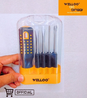 Picture of Welloo 9Pcs Screwdriver Set/WELLOO 8 in 1 Interchangeable Screwdriver Set w/ Case 9pcs Screwdriver set Model: SDRS009
