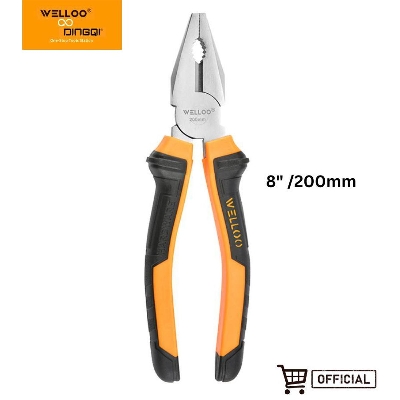 Picture of WELLOO High Quality Universal Combination Pliers With Rubber Handle 8inch /200mm HCP18200
