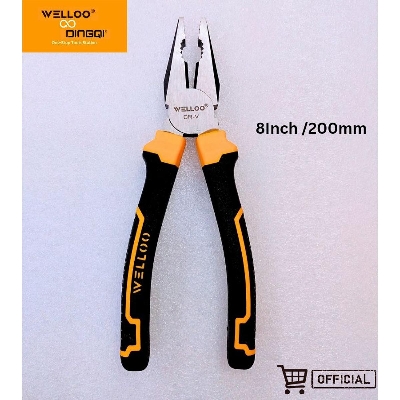Picture of WELLOO Wire Cutter for Electrician Repair Clamp Plier Combination Steel High Quality 8"Inch Multi FUNCTIONAL TPR Handle CN;HEN