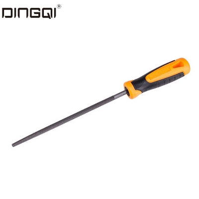 Picture of DingQi BD Wholesale Market Agents High Stainless Steel Round Steel File With Double Colour Handle 8 inch