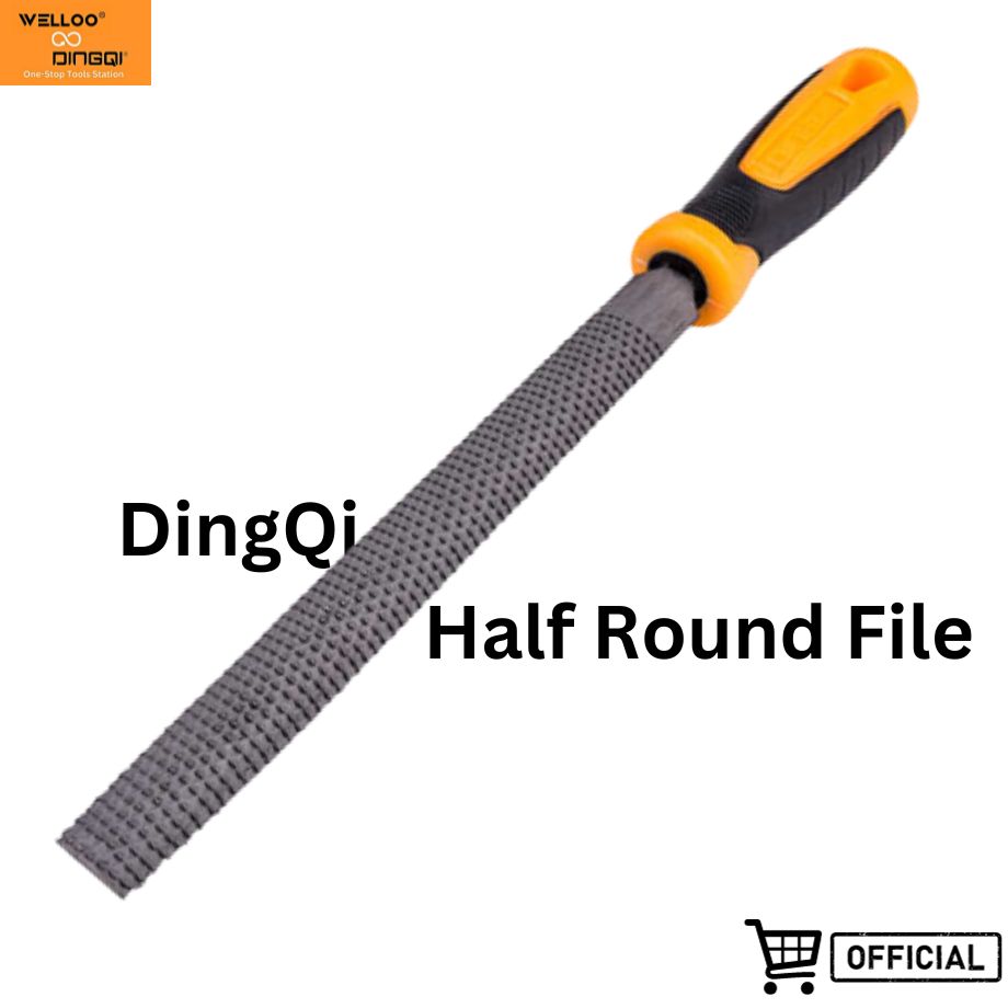 Picture of DingQi China Cheap High Carbon Steel Hardness Half Round Wood Rasp File