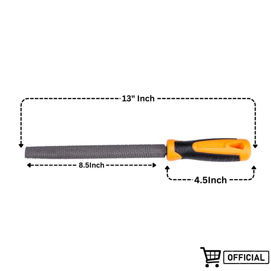Picture of DingQi China Cheap High Carbon Steel Hardness Half Round Wood Rasp File