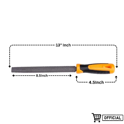 Picture of DingQi China Cheap High Carbon Steel Hardness Half Round Wood Rasp File
