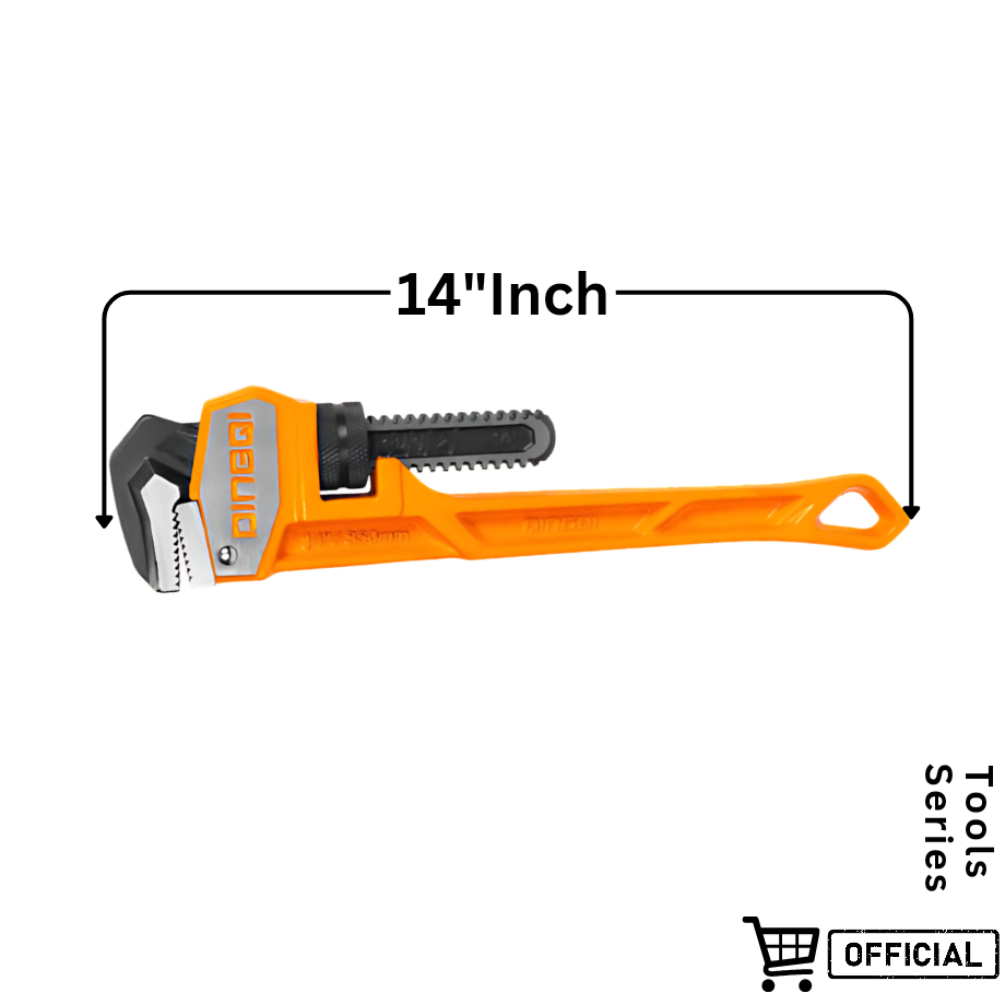 Picture of DingQi Multi-Functions Corner 14 Inch Pipe Wrench,Japan Type Pipe Wrench