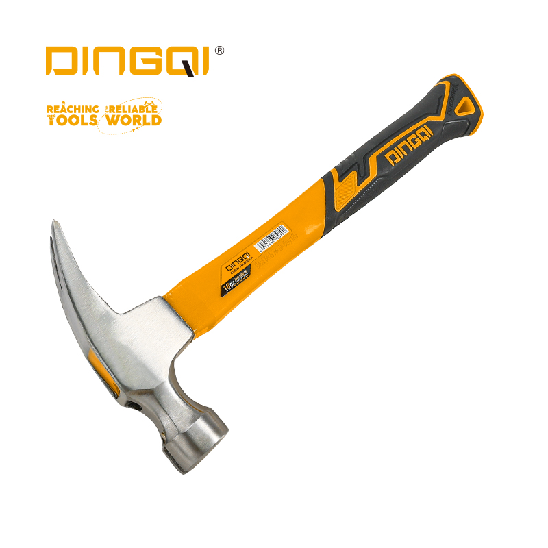 Picture of DingQi 8oz Professional Claw Hammer with Long Flbre Handle