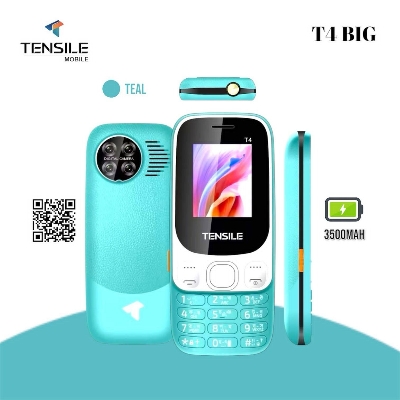 Picture of T4 Sky Blue Color Feature Mobile Phone by TENSILE