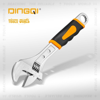 Picture of DingQi 8 Inch Wholesale Professional Specification Round Hole Wrench Adjustable Spanner