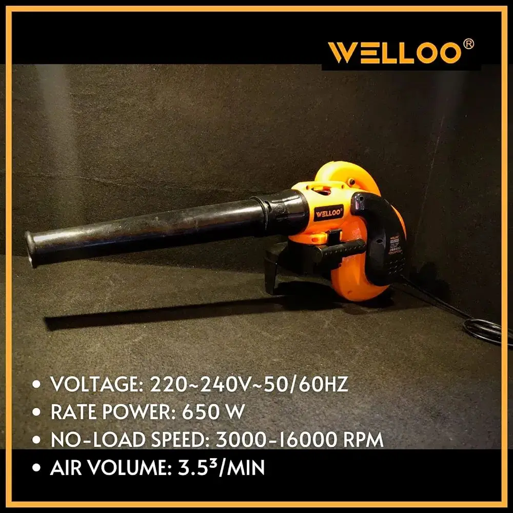 Picture of WELLOO 650Watt Electric Dust Air Blower With Vacuum System