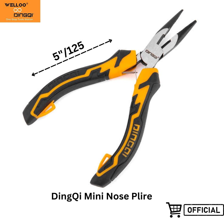 Picture of DingQi 5 Inch High Quality Mini Long Nose Pliers
