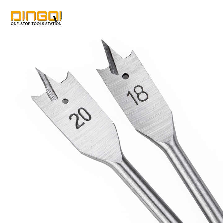 Picture of DINGQI straight shank woodworking good quality quick change wood flat spade drill bit for wood working
