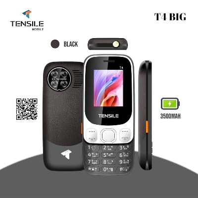 Picture of T4 Black Color Feature Mobile Phone by TENSILE