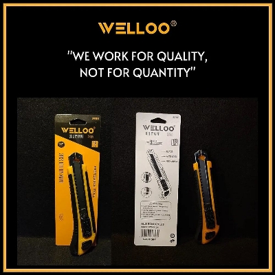 Picture of WELLOO 3pcs Utility Paper Cutter  With Extra 3Pcs NT Cutter  Blades