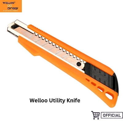 Picture of WELLOO 18mm Steel Snap-Off Knife, Utility Knife For MultiPurpose Usage