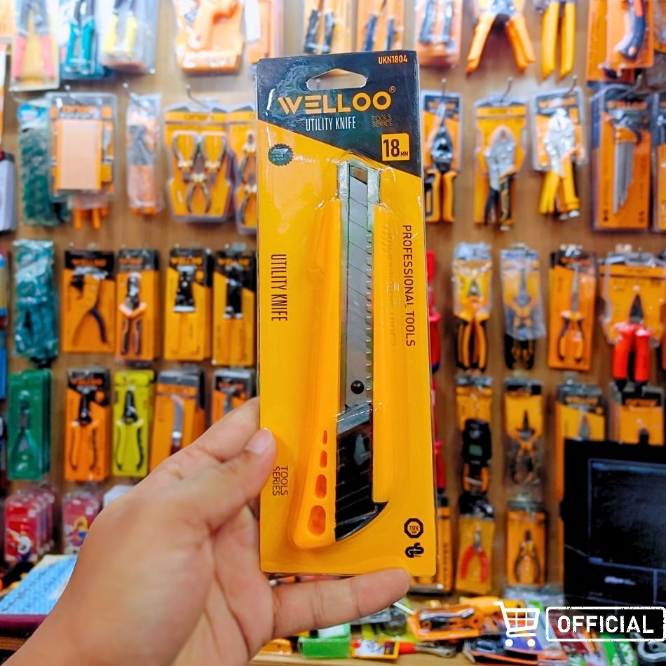 Picture of WELLOO 18mm Steel Snap-Off Knife, Utility Knife For MultiPurpose Usage