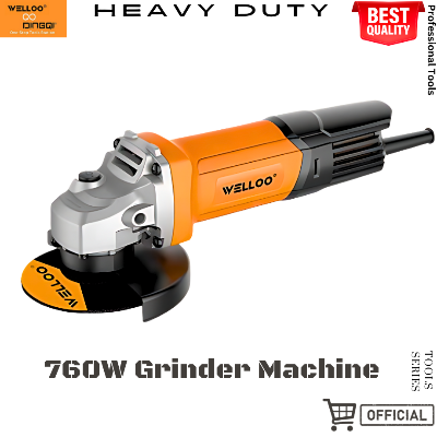Picture of WELLOO 100mm 760W Angle Grinder for Cutting Grinding Polishing AGD63100 - Tools, DIY & Outdoor - Modern and Trendy