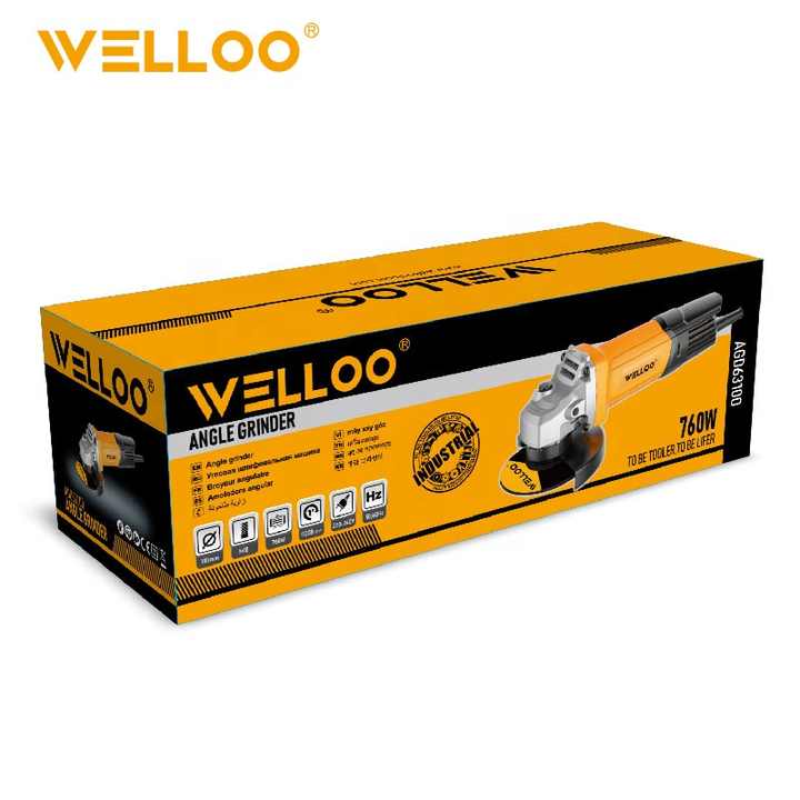 Picture of WELLOO 100mm 760W Angle Grinder for Cutting Grinding Polishing AGD63100 - Tools, DIY & Outdoor - Modern and Trendy