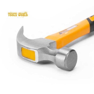 Picture of DINGQI 16OZ Standard Handle Carbon Steel Forged Parts Claw Hammer 16oz With Steel Tube Handle