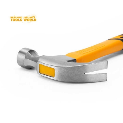 Picture of DINGQI 16OZ Standard Handle Carbon Steel Forged Parts Claw Hammer 16oz With Steel Tube Handle