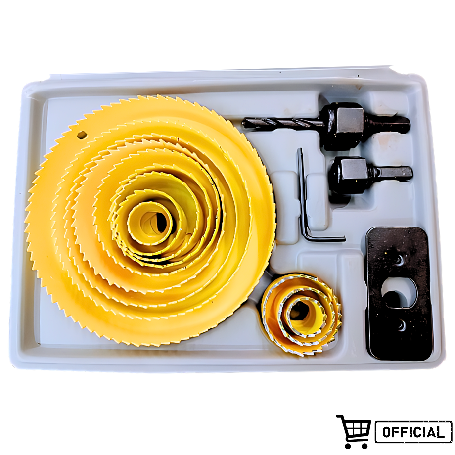 Picture of 16pcs Hole Saw Kit Drilling Tool Wood,Metal,Plastic Cutter Set