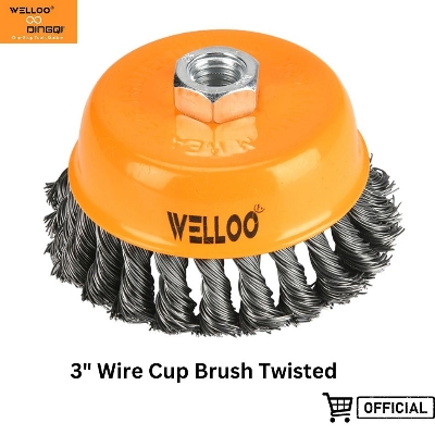 Picture of Newfangled - Urban Vibes - WELLOO 3Inch Wire Cup Brushes Twisted - Tools, DIY & Outdoor - Unrivaled in Genre - Modern and Trendy
