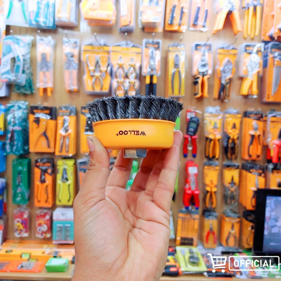 Picture of Newfangled - Urban Vibes - WELLOO 3Inch Wire Cup Brushes Twisted - Tools, DIY & Outdoor - Unrivaled in Genre - Modern and Trendy