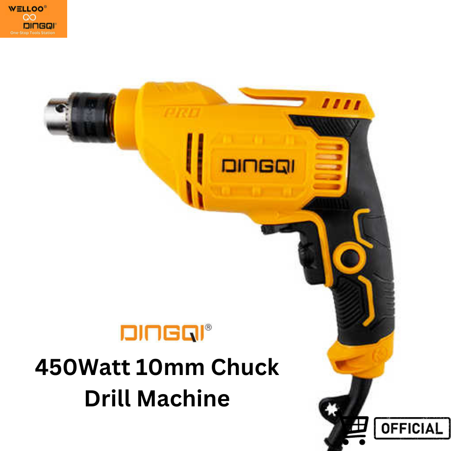 Picture of Dingqi High Quality Power Tools 450W 10mm Variable Speed Portable Electric Impact Drill