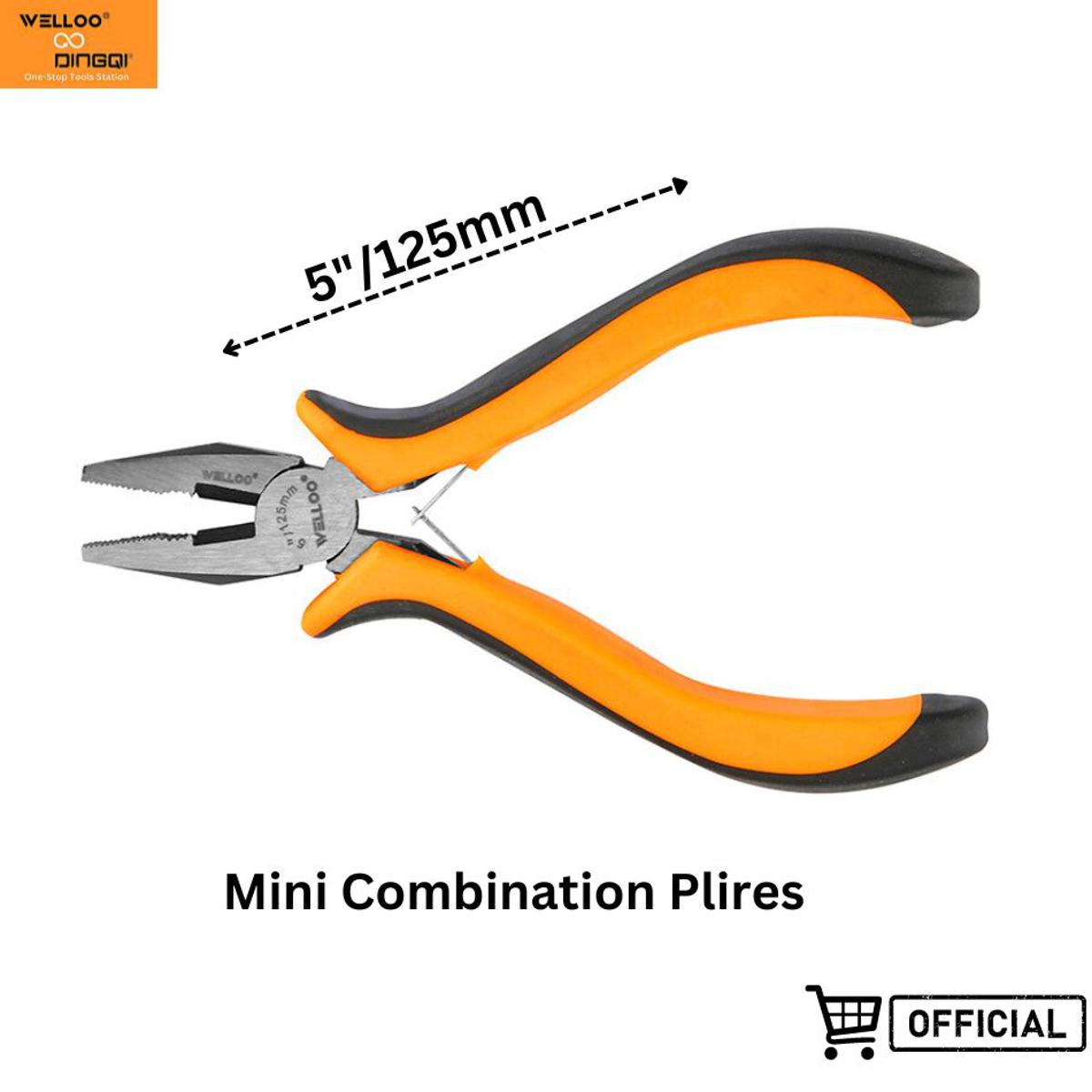 Picture of 5″ Inch Mini Combination Plier (Welloo MCP04501)