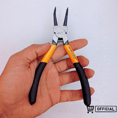 Picture of WELLOO Circlip Plier 7Inch (Bent Nose In (Internal)For Multi-Purpose Usage