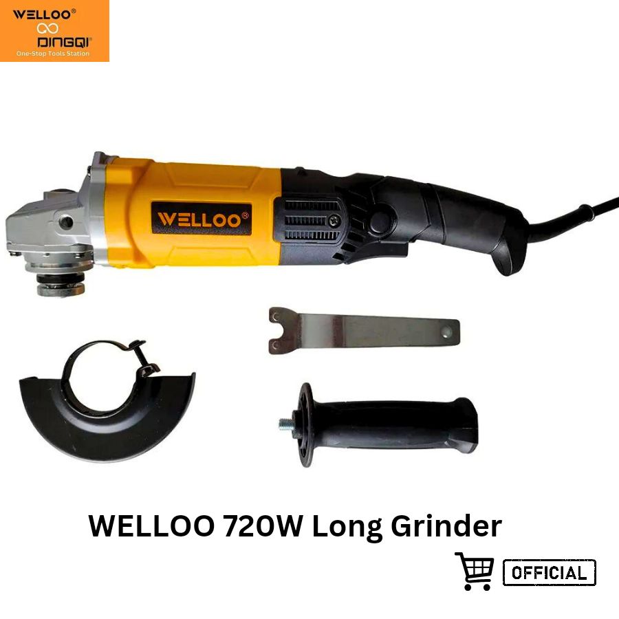 Picture of WELLOO Angle Grinder Machine Heavy Duty (industrial) (6 Months Warranty) (Angle Grinder 4'' 720 watt)