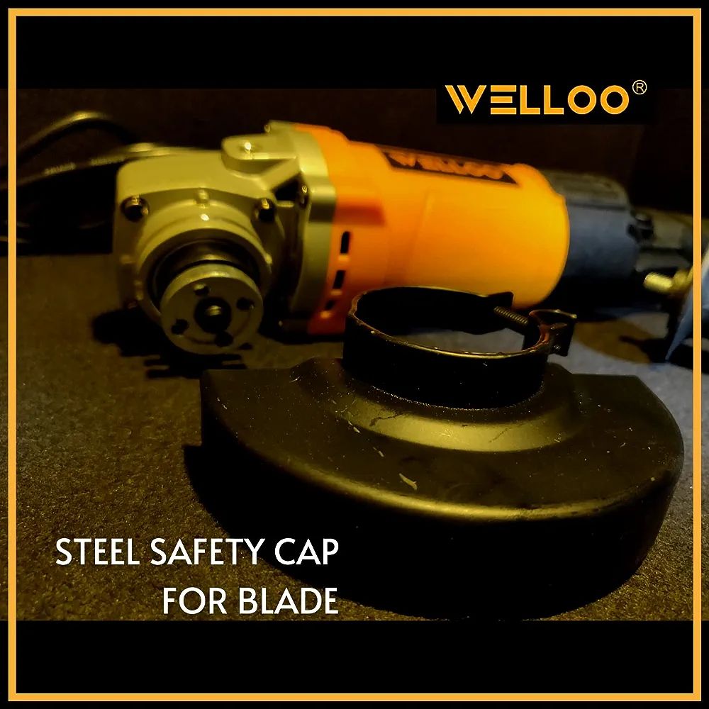 Picture of WELLOO Angle Grinder Machine Heavy Duty (industrial) (6 Months Warranty) (Angle Grinder 4'' 720 watt)