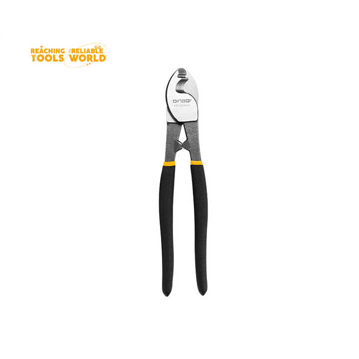Picture of DingQi 10" Inch Professional Electric Wire Cable Cutting Plier for Cutting Cable Tools Universal Cutter Soft Grip Plastic Steel,steel