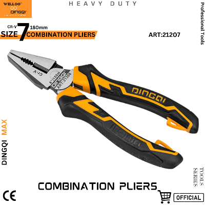 Picture of DingQi Trustworthy Supplier High Quality 7 Inch Combination Plier Hand Tool For Multipurpose Usage