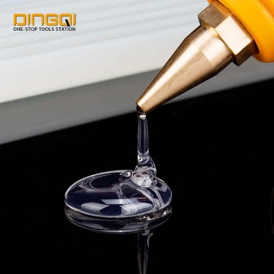 Picture of DINGQI 10pcs 150mm 100% transparent hot melt glue stick adhesive stick with ready stock