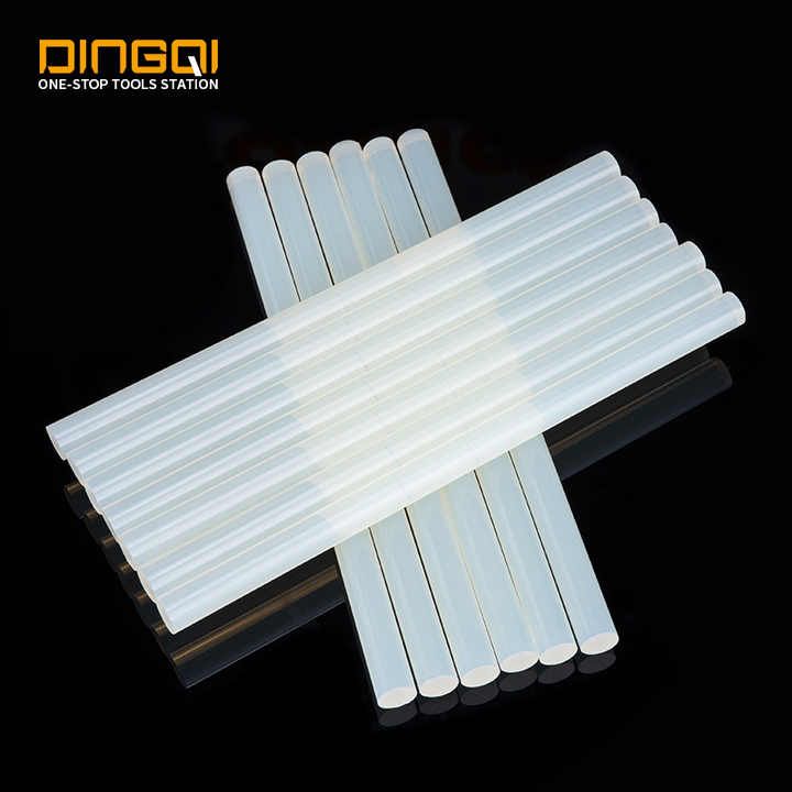 Picture of DINGQI 10pcs 150mm 100% transparent hot melt glue stick adhesive stick with ready stock