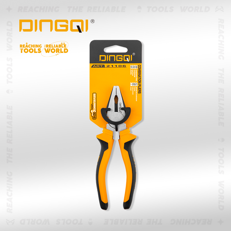 Picture of DingQi high quality universal 6Inch combination pliers with rubber handle for Multipurpose Usageo