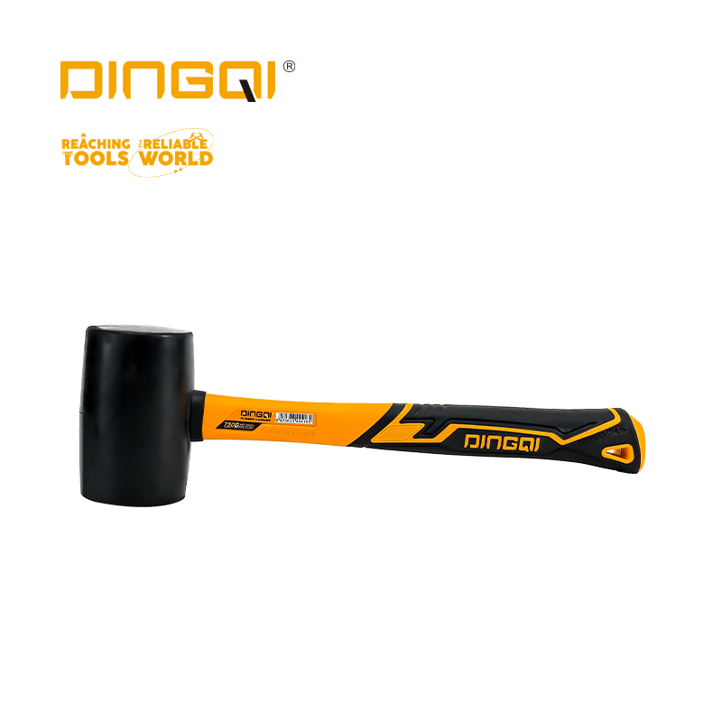 Picture of DingQi Professional Heavy Duty 24OZ Mallet Rubber Hammer,Tiles Hammer for Multipurpose Usage,35024