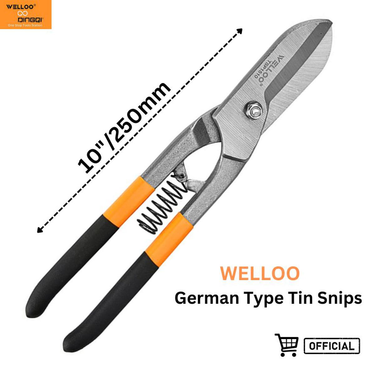 Picture of WELLOO 10Inch Heavy Duty German Type Tin Snips Cutter/Welloo Katani for Multipurpose Usage