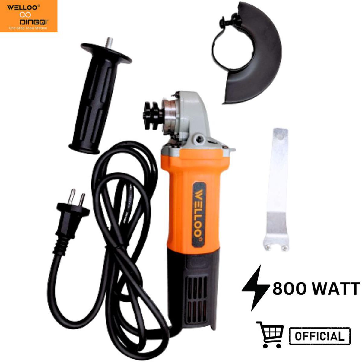 Picture of WELLOO Angle Grinder Electric 100mm 800W Polishing Machine Spare parts mini grinder Spindle Thread