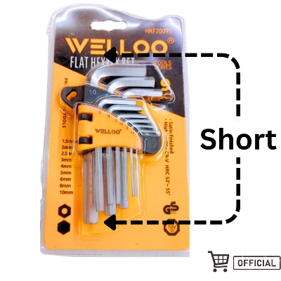 Picture of WELLOO Allen Hex Key Short 9Pcs Set