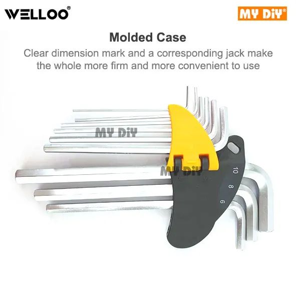 Picture of WELLOO Allen Hex Key Short 9Pcs Set
