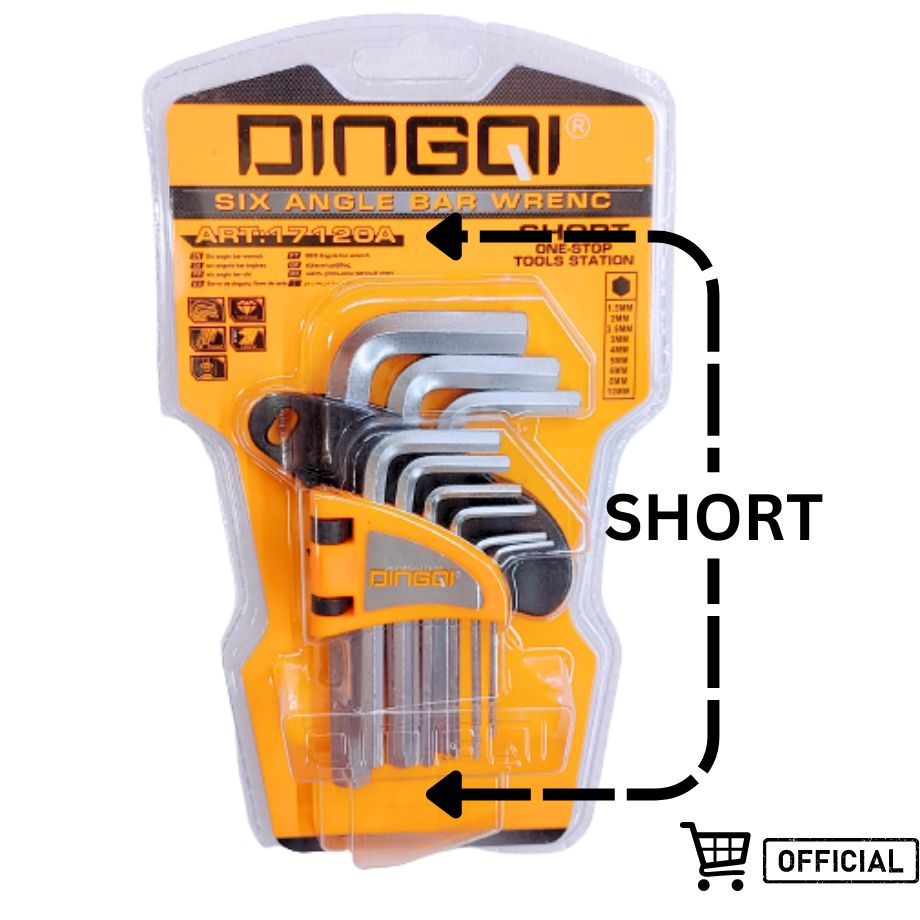 Picture of DingQi Allen Hex Key Short 9Pcs Set