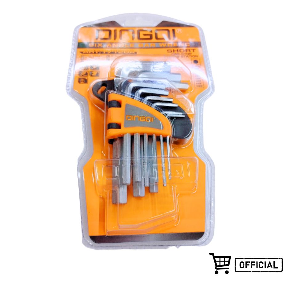 Picture of DingQi Allen Hex Key Short 9Pcs Set