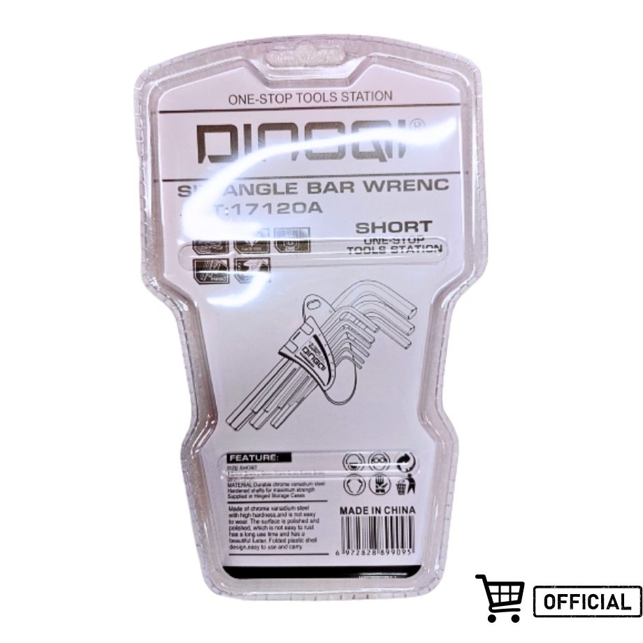 Picture of DingQi Allen Hex Key Short 9Pcs Set