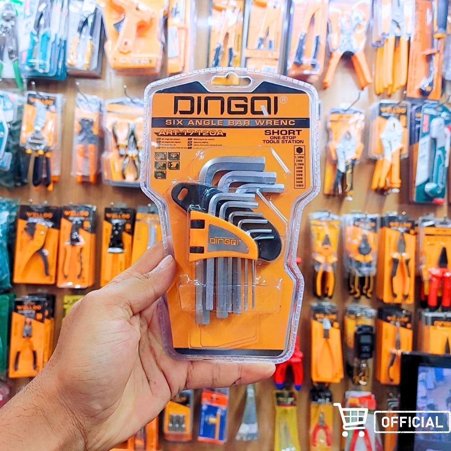Picture of DingQi Allen Hex Key Short 9Pcs Set